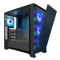 Caja gaming COOLBOX ATX GE-2000 Semitorre y Miditorre con vista DualView, estructura resistente y diseño moderno para gaming.