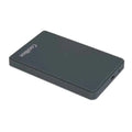 Caja externa para disco duro de 2.5 pulgadas CoolBox SCG2543 en color gris con conexión USB 3.0.