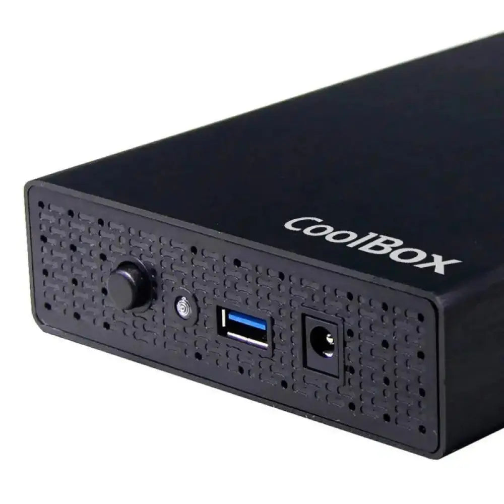 Coolbox Caja HDD 3.5" SCA-3533 USB3.0 Negra Alum - detalle