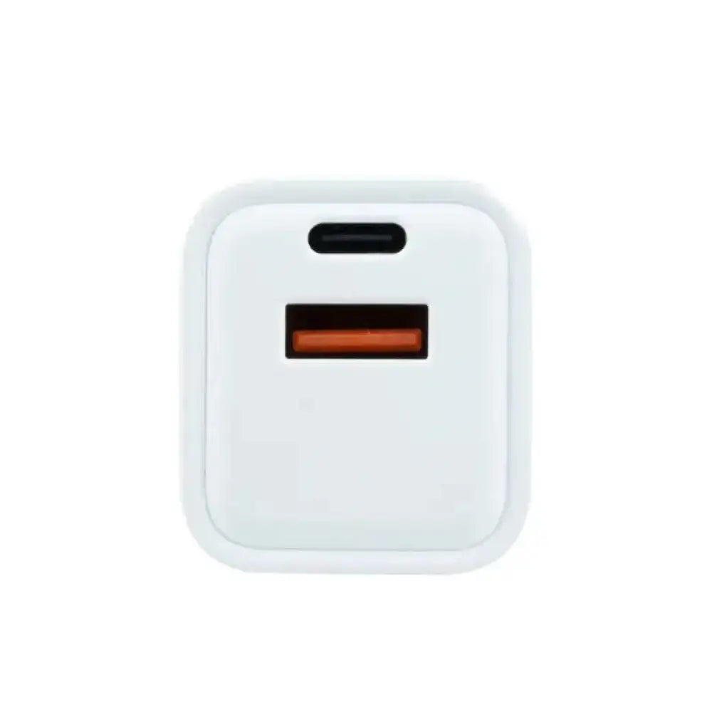Coolbox Cargador Gan 20W USB-C/USB-A PARED - detalle