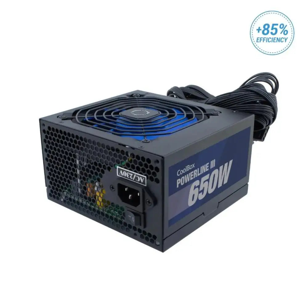 COOLBOX FUENTE ALIM. ATX POWERLINE3 650W 85%EFI - detalle