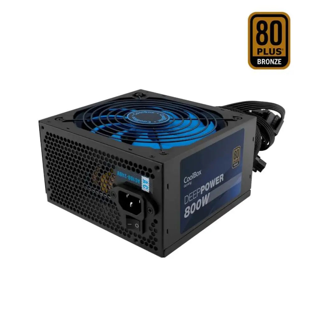 Coolbox Gaming  Fuente Al. DeepPower 800w 80+bronz - detalle