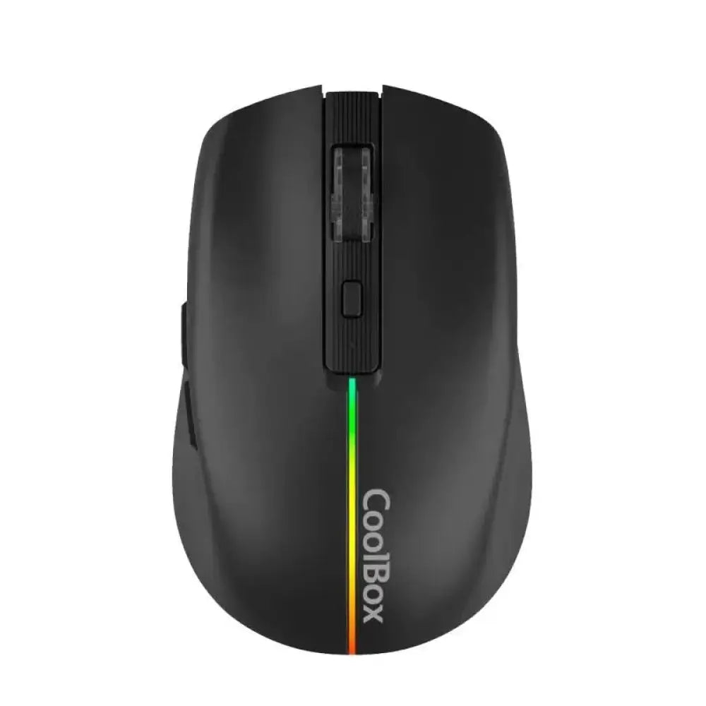 Coolbox Gaming Ratón  W01 1600DPI Inalámbrico Negr