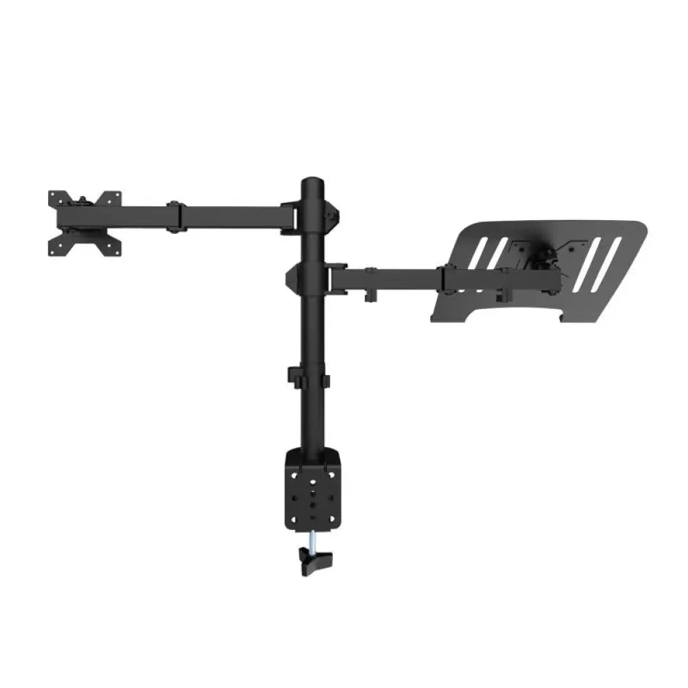 COOLBOX Soporte Monitor+Portátil Monobrazo Acero - detalle