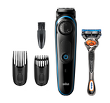 Braun BT3240 depiladora para la barba Batería 39 2 cm Mojado y seco Negro. Azul