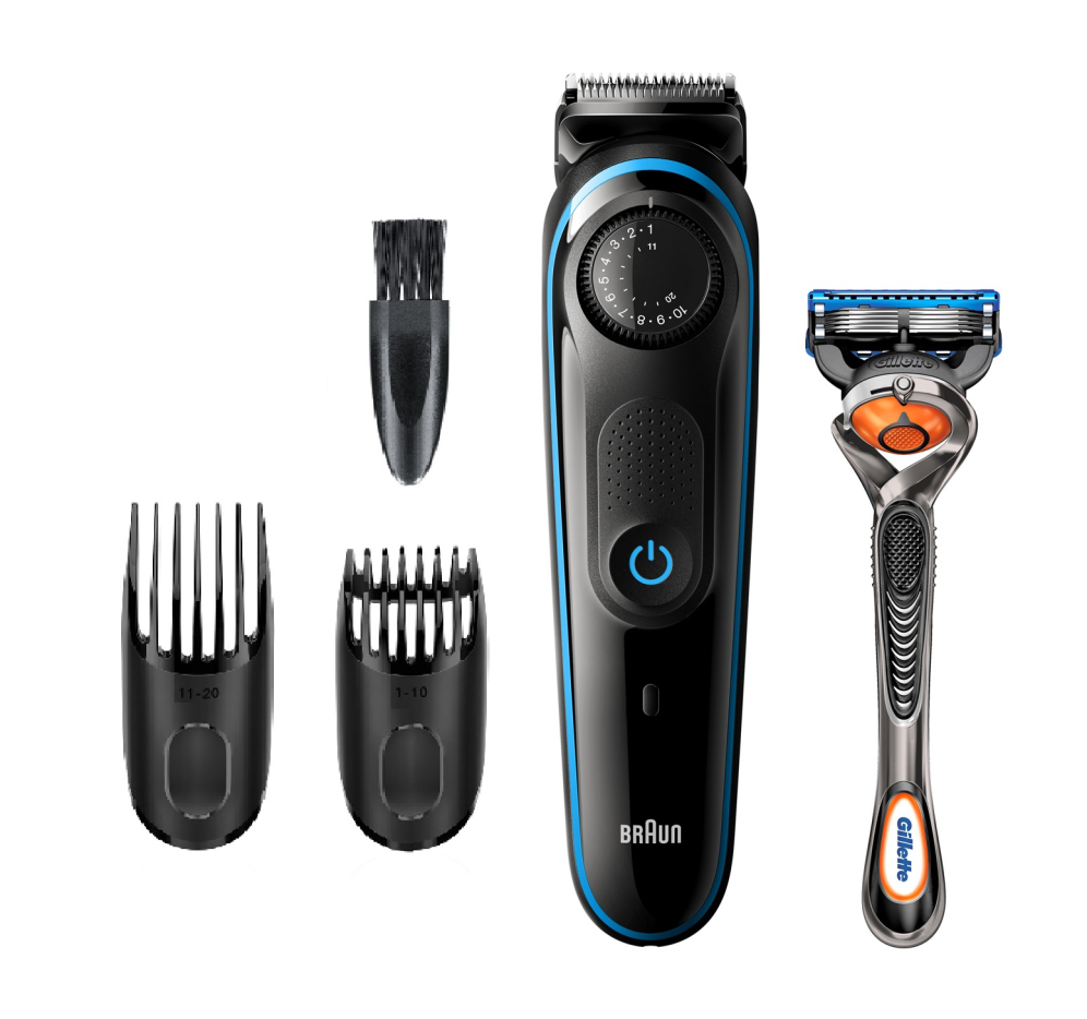 Braun BT3240 depiladora para la barba Batería 39 2 cm Mojado y seco Negro. Azul
