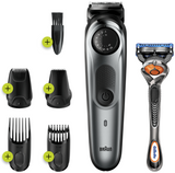 Braun BeardTrimmer BT7220 Negro. Gris