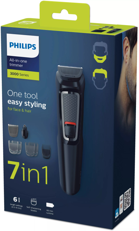 CORTAPELOS CARA+CABEZA PHILIPS MG3720/15 7 ACCESORIOS - detalle