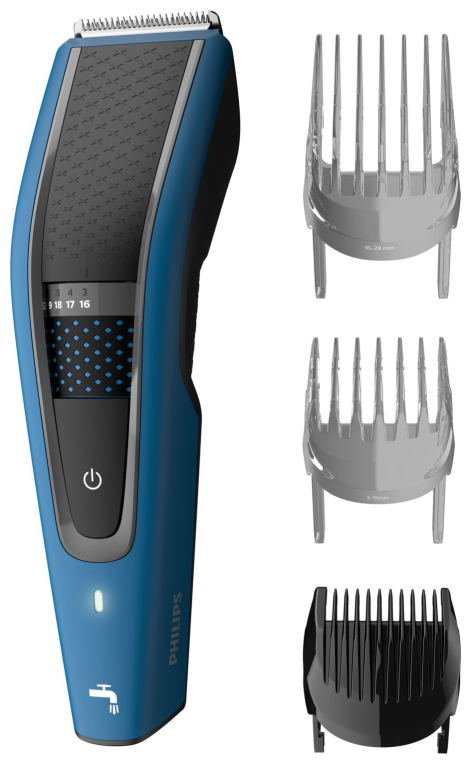 Philips 5000 series HC5612/15 cortadora de pelo y maquinilla Negro. Azul 28 Níquel-metal hidruro (NiMH)