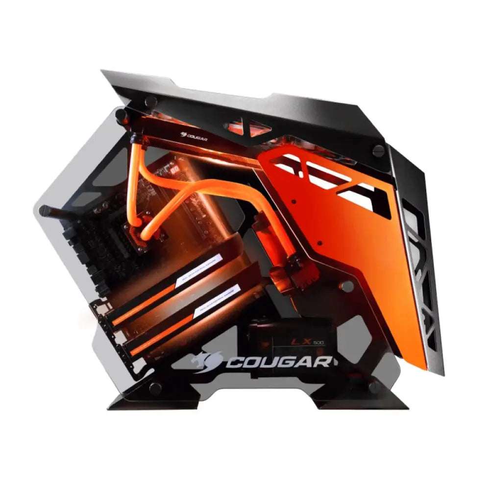 Cougar Caja Miditorre Conquer Cristal Templado - detalle