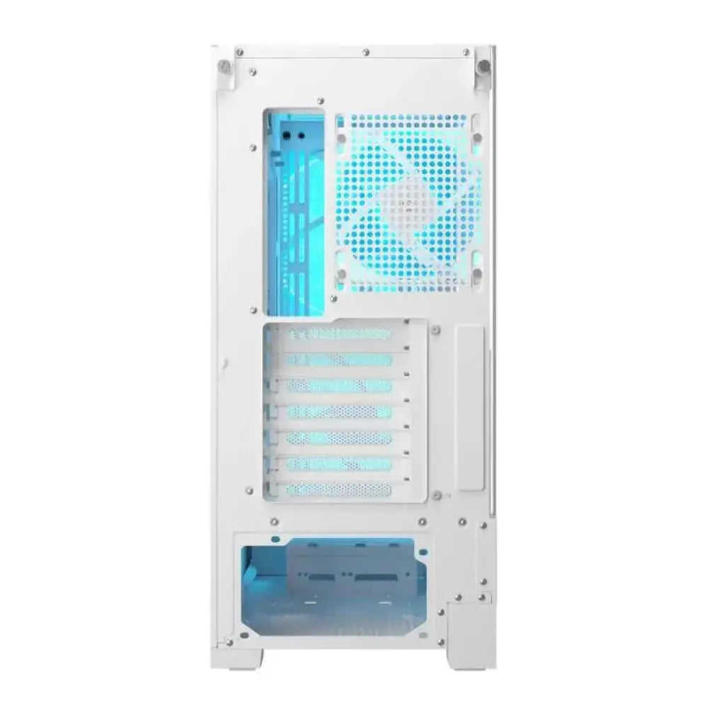 Caja semitorre Cougar Airface 180 blanca, con diseño moderno y ventilación eficiente, para montaje de PC en color blanco