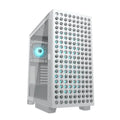 Caja semitorre Cougar Airface Eco RGB blanca, con diseño moderno y ventilación para PC gaming y componentes de alta calidad.