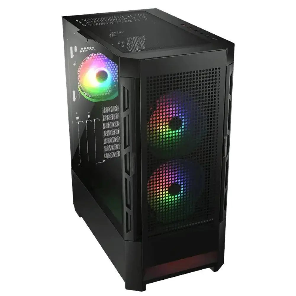 Cougar Caja Semitorre Airface Rgb Black - detalle