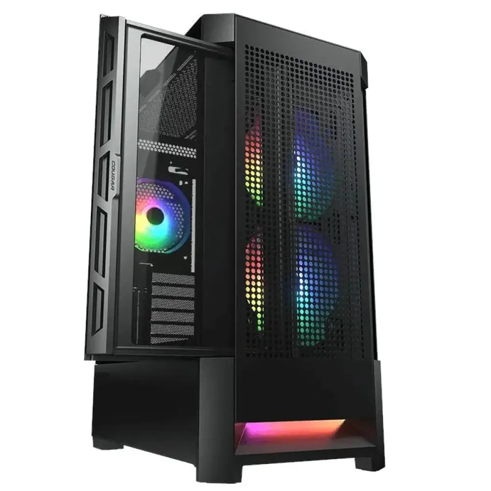 Cougar Caja Semitorre Airface Rgb Black - detalle