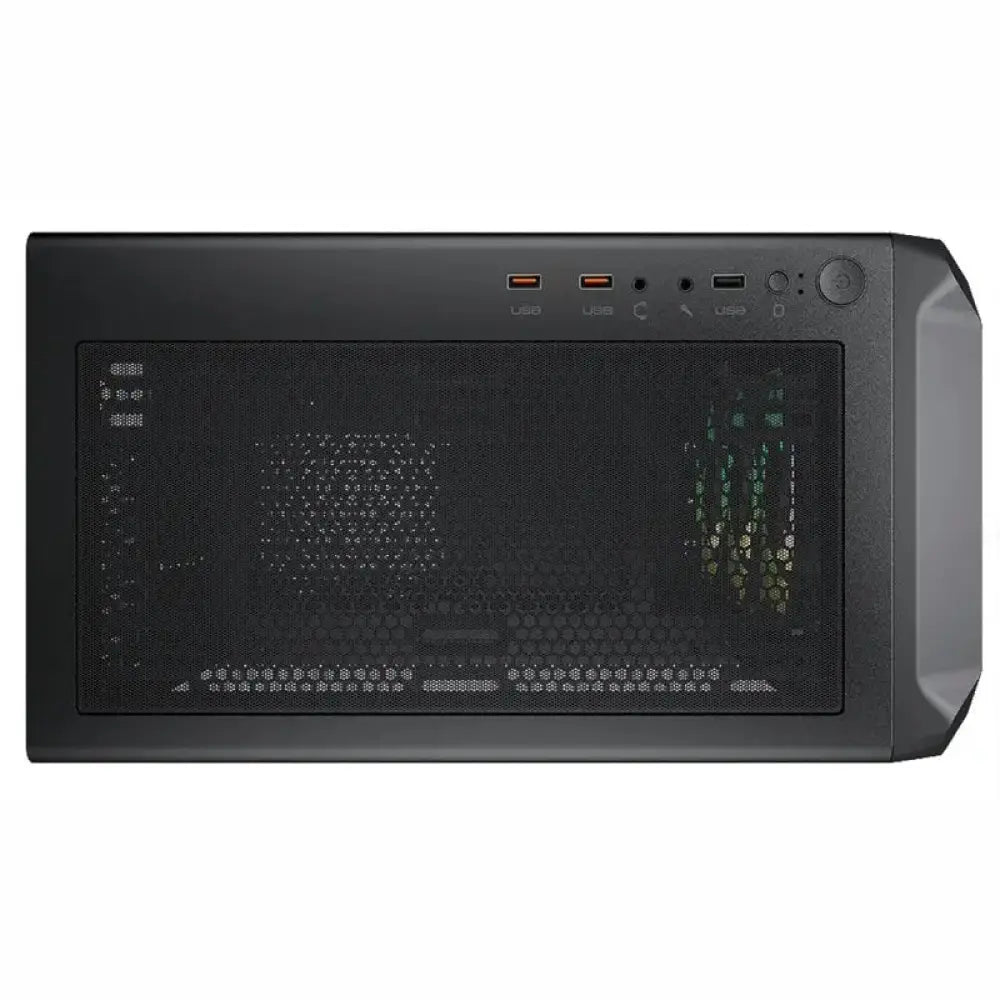 Caja semitorre Cougar Archon 2 Mesh RGB negra, con ventilación y diseño moderno para componentes de PC.