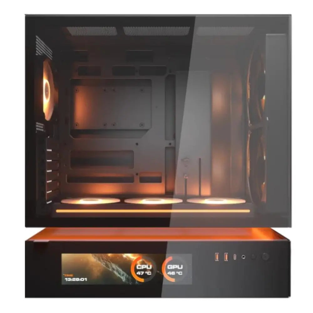 Cougar Caja Semitorre CFV235 Mesh Vision Black - detalle