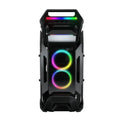 Caja semitorre Cougar CRATUS de la marca COUGAR, con diseño moderno y ventilación para componentes de PC.