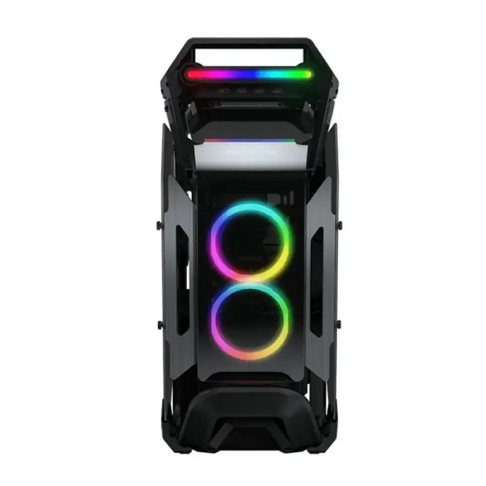 Caja semitorre Cougar CRATUS de la marca COUGAR, con diseño moderno y ventilación para componentes de PC.