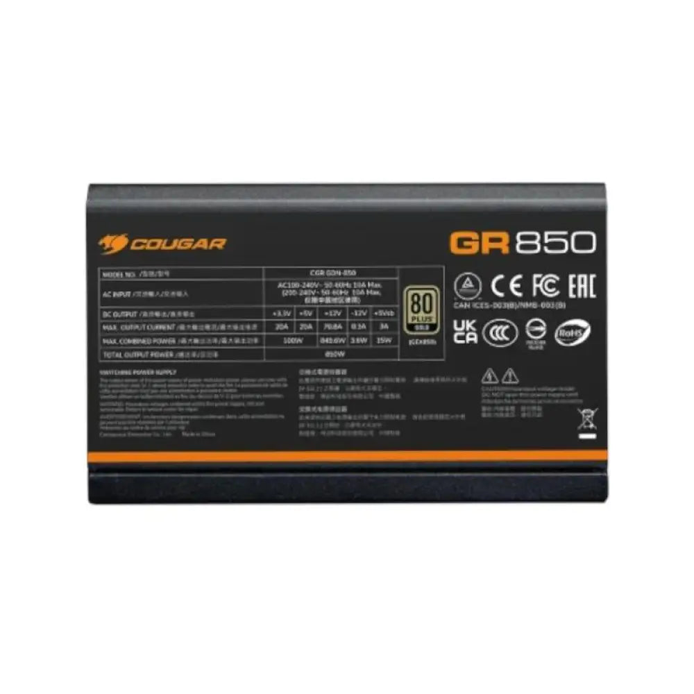 Cougar Fuente GR 750w 80+ Gold - detalle