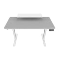 Mesa gaming Cougar Mesa E-Star 140 eléctrica blanca, con superficie amplia y estructura robusta para juegos y trabajo.
