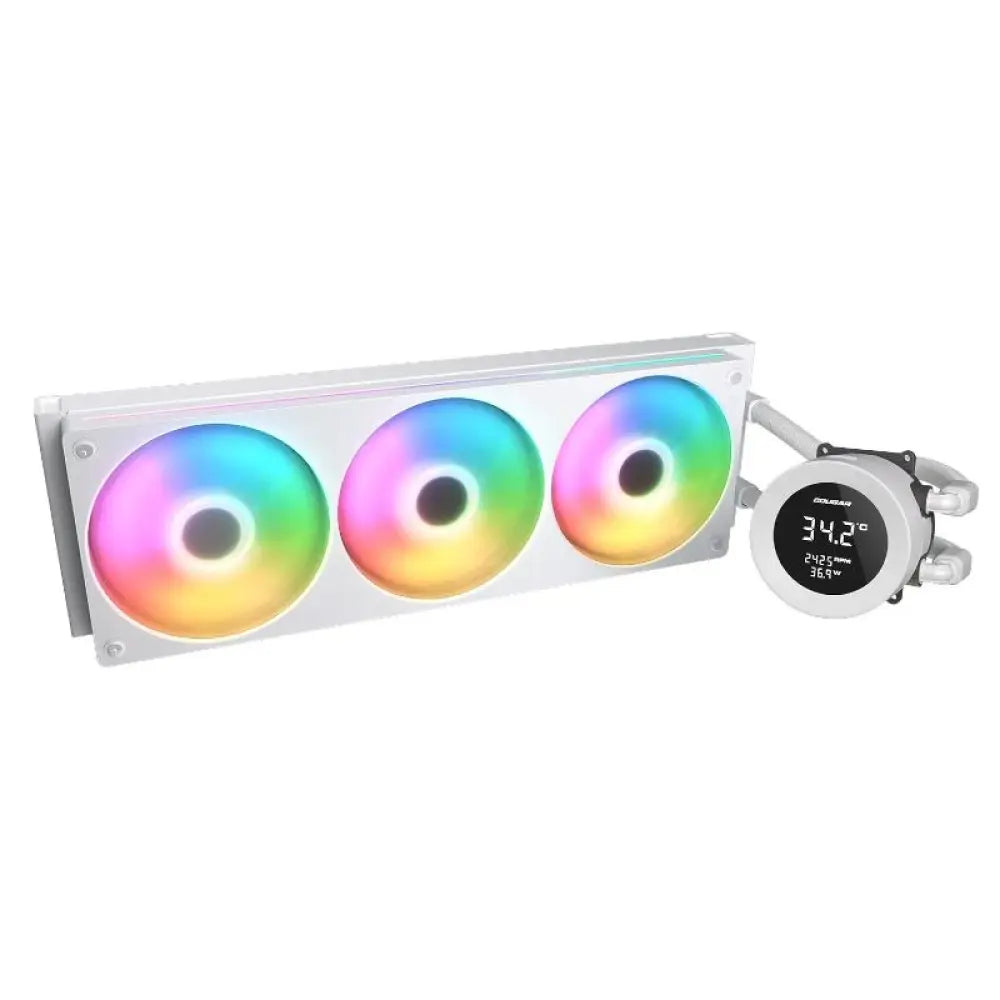 Cougar Ref. Liquid.Poseidon Vistek ARGB 360 White - detalle