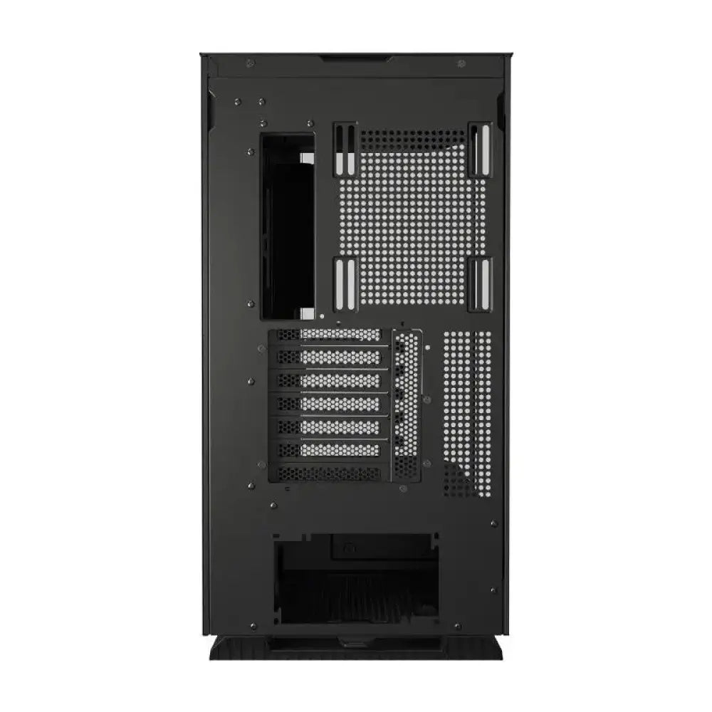 Gabinete semitorre Cougar FV270 RGB negro con diseño elegante y ventilación avanzada para PC gaming y componentes.