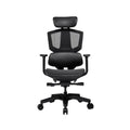 Silla gaming Cougar Argo One negra con diseño ergonómico y respaldo alto para comodidad en sesiones largas de juego.