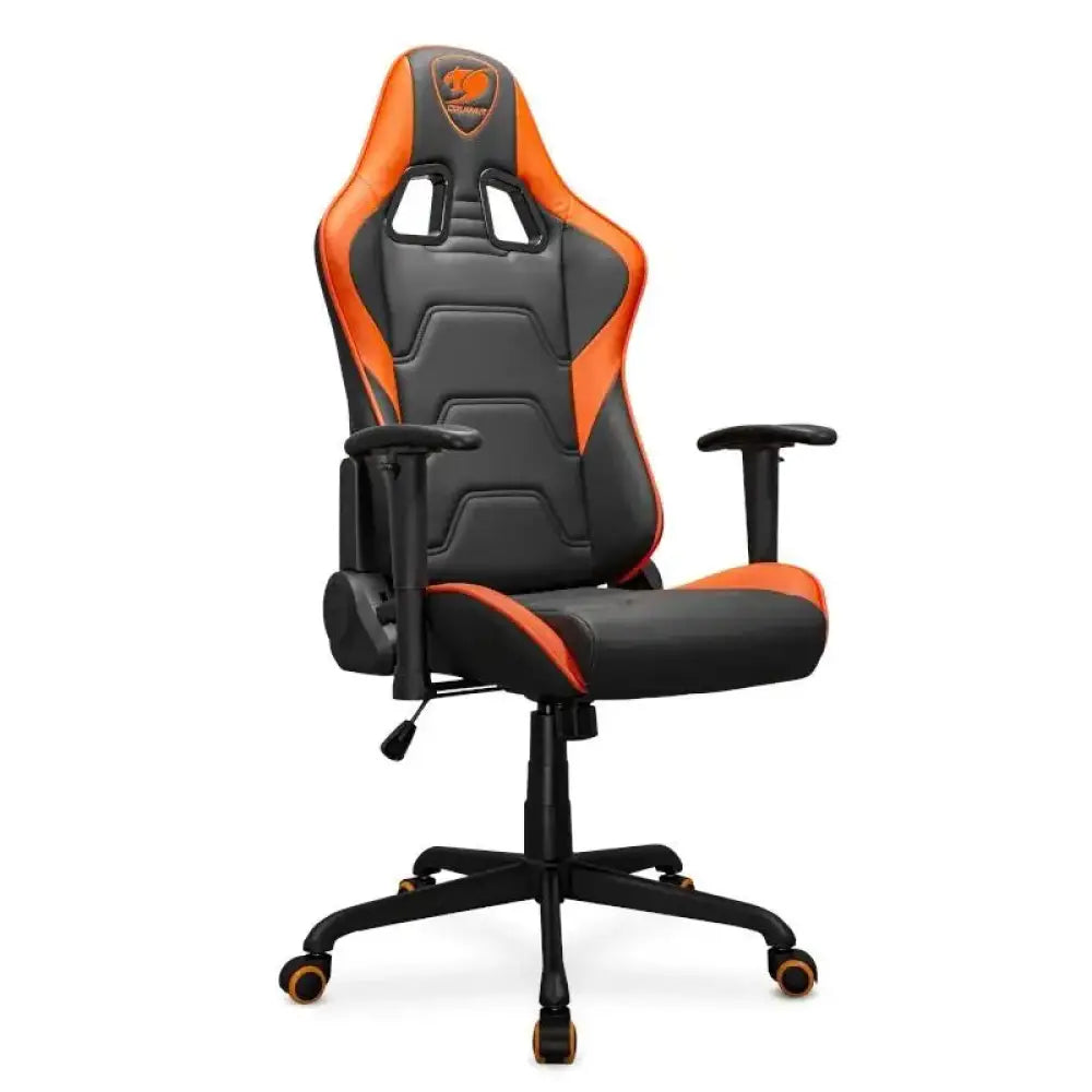 Silla gaming Cougar Armor Elite en color negro con reposabrazos y respaldo alto para largas sesiones de juego.
