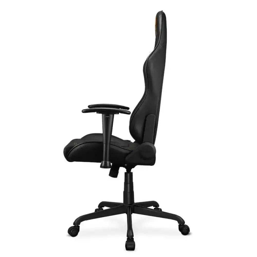 Silla gaming Cougar Armor Elite negra con soporte ergonómico y diseño moderno para jugadores.