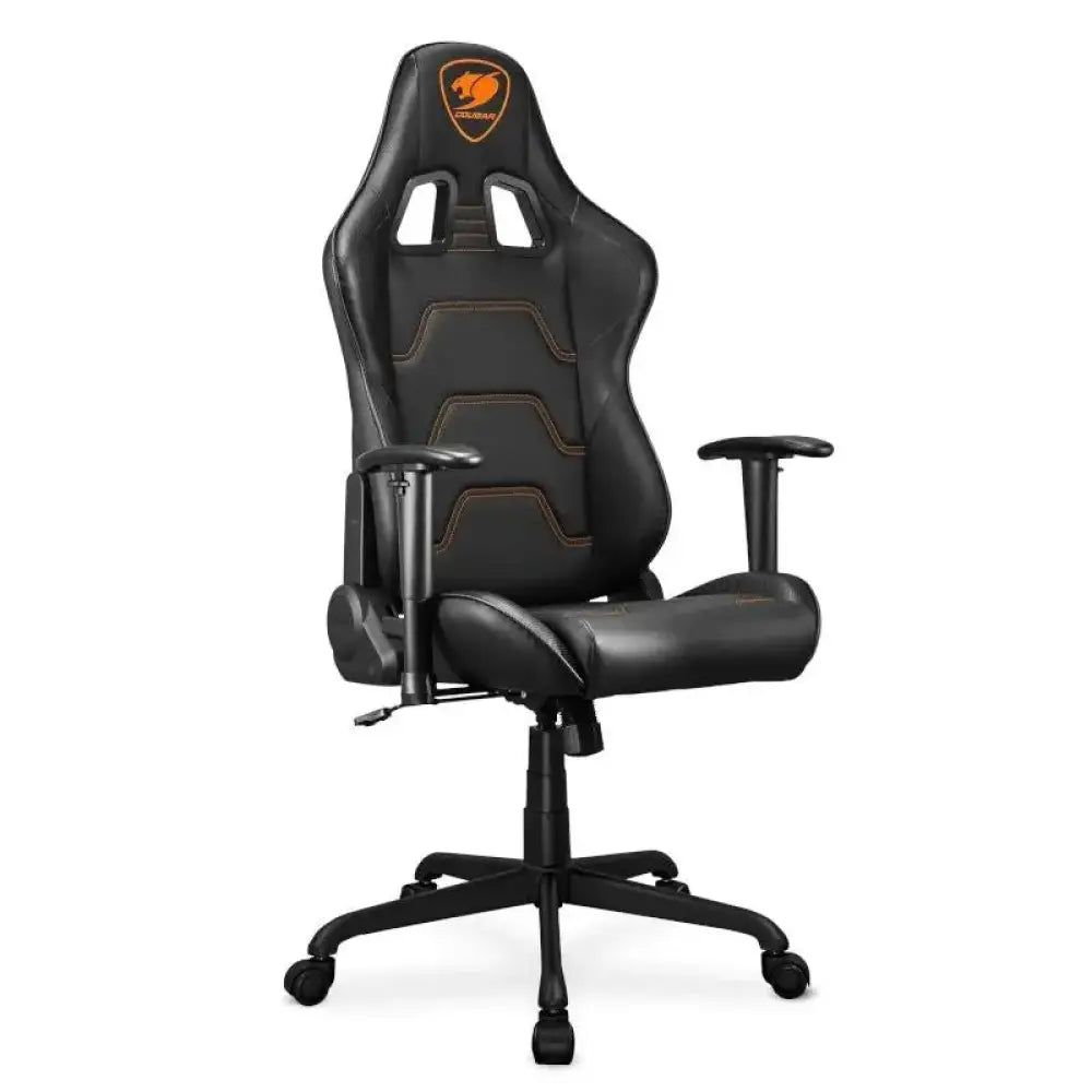 Silla gaming Cougar Armor Elite negra con diseño ergonómico y respaldo alto para comodidad y soporte durante largas sesiones.