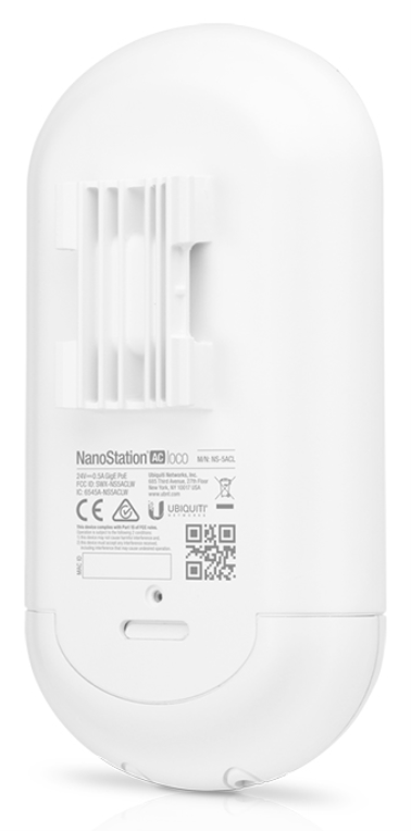 CPE UBIQUITI LOCO5AC-5 NANOLOCO AC NANOSTATION AIRMAX AC 5GHZ 13DBI (PACK 5 UND - detalle