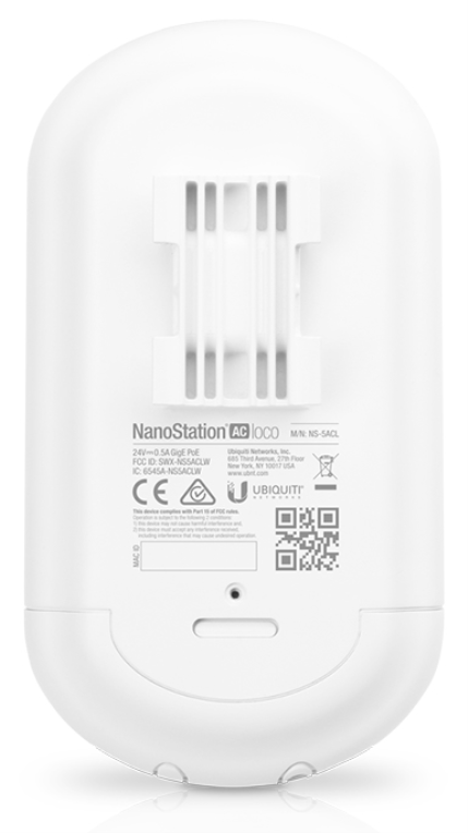 CPE UBIQUITI LOCO5AC-5 NANOLOCO AC NANOSTATION AIRMAX AC 5GHZ 13DBI (PACK 5 UND - detalle
