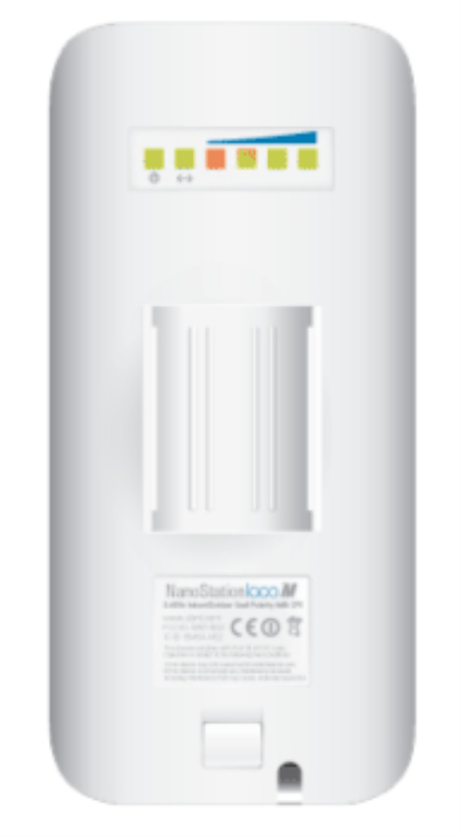 CPE UBIQUITI LOCOM2 NANOLOCO M2 NANOSTATION M AIRMAX 2,4GHZ - detalle