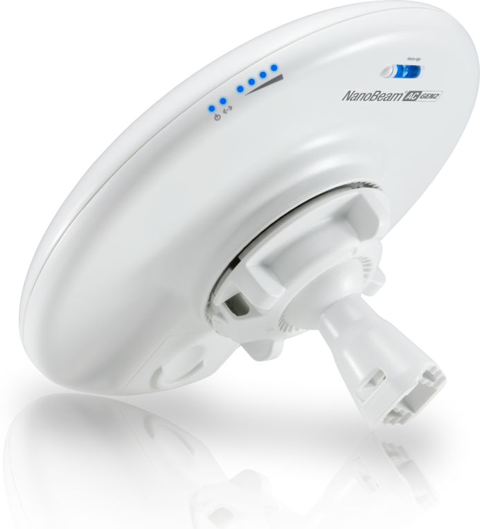 CPE UBIQUITI NBE-5AC-GEN2 NANOBEAM AC AIRMAX AC 5GHZ 19DBI - detalle