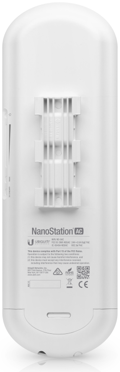 CPE UBIQUITI NS-5AC NANOSTATION AC AIRMAX AC 5GHZ 16DBI - detalle