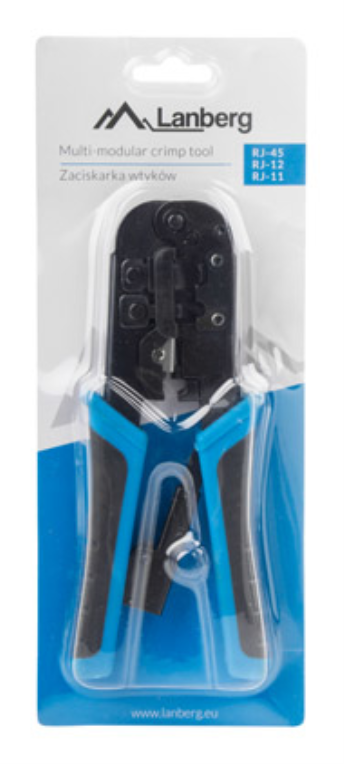 CRIMPADORA LANBERG UNIVERSAL RJ45/RJ11/RJ12/RJ9