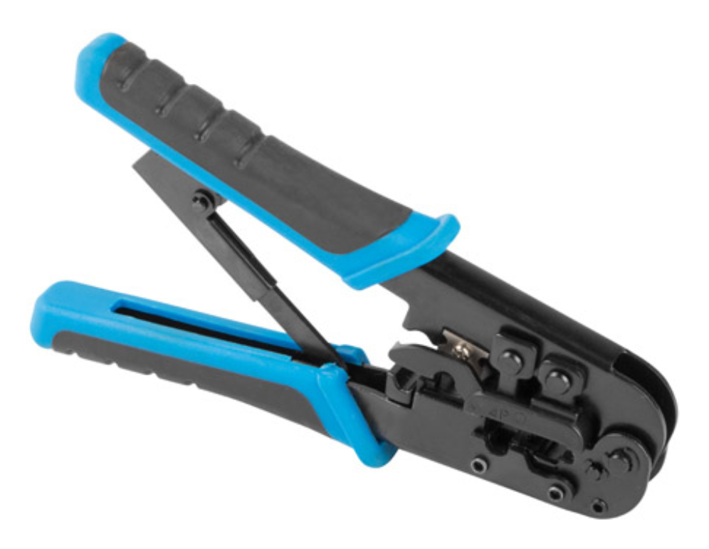 CRIMPADORA LANBERG UNIVERSAL RJ45/RJ11/RJ12/RJ9 - detalle