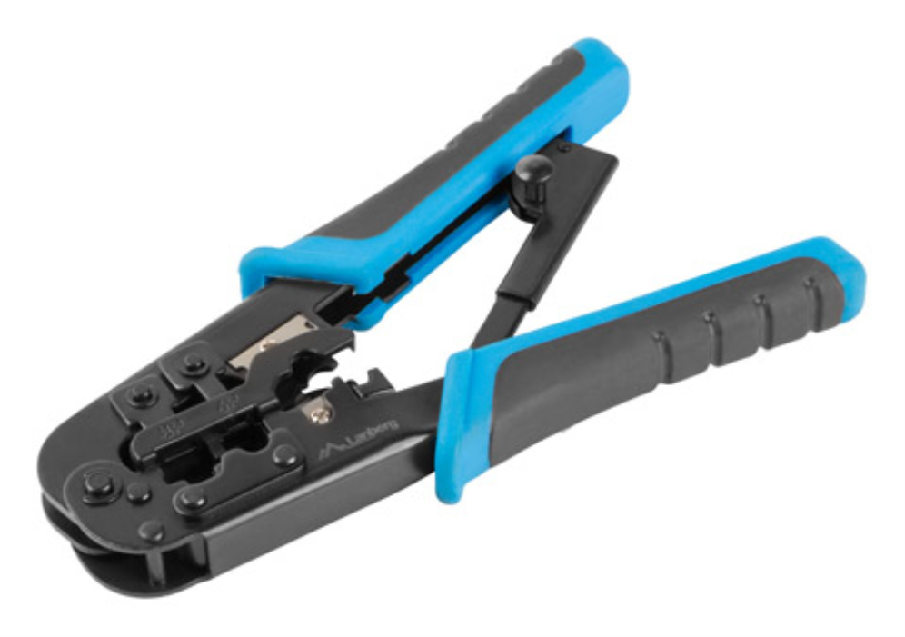 CRIMPADORA LANBERG UNIVERSAL RJ45/RJ11/RJ12/RJ9 - detalle