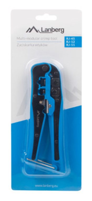 CRIMPADORA LANBERG UNIVERSAL RJ45/RJ11/RJ12 - detalle