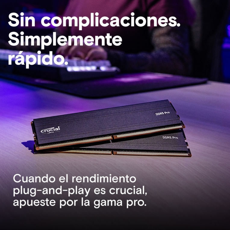 CRUCIAL PRO 128GB KIT2 DDR5-5600 UDIMM - detalle