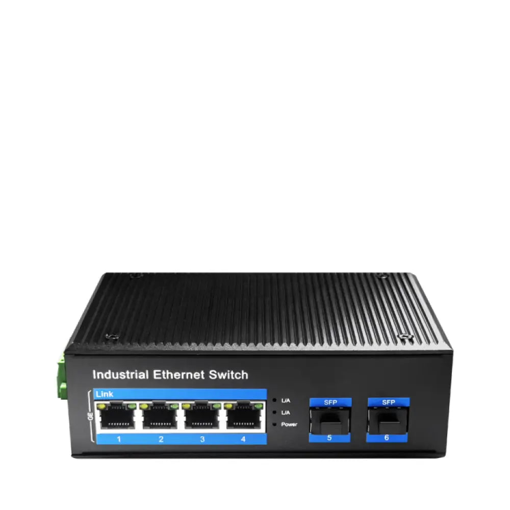 Cudy IG1004S2P switch No administrado Gigabit Ethernet (10/100/1000) Energía sobre Ethernet (PoE) Negro