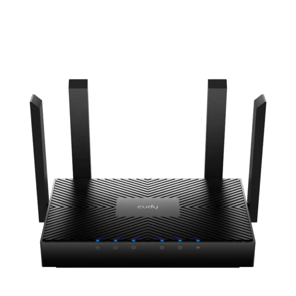 Cudy WR3000 router inalámbrico Gigabit Ethernet Doble banda (2.4 GHz / 5 GHz) Negro