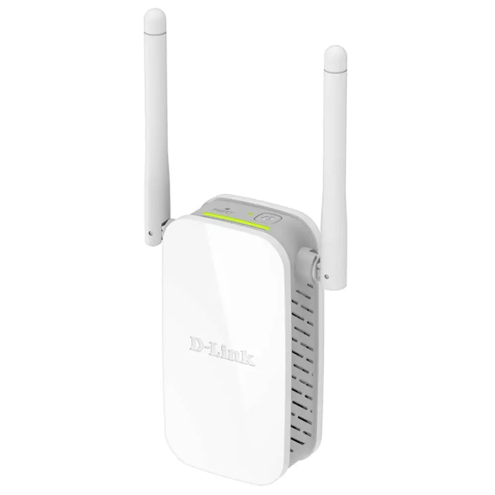 Punto de acceso repetidor D-Link DAP-1325 N300, dispositivo compacto para mejorar la señal Wi-Fi en interiores.