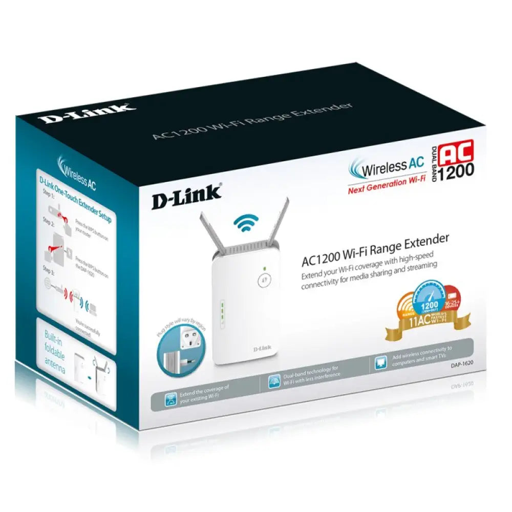 D-Link DAP-1620 Punto Acceso Repetidor AC1300 - detalle
