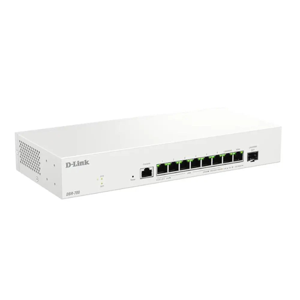D-Link DBR-700 Router 7x2.5G 1X2.5 WAN 1x2.5 SFP - detalle