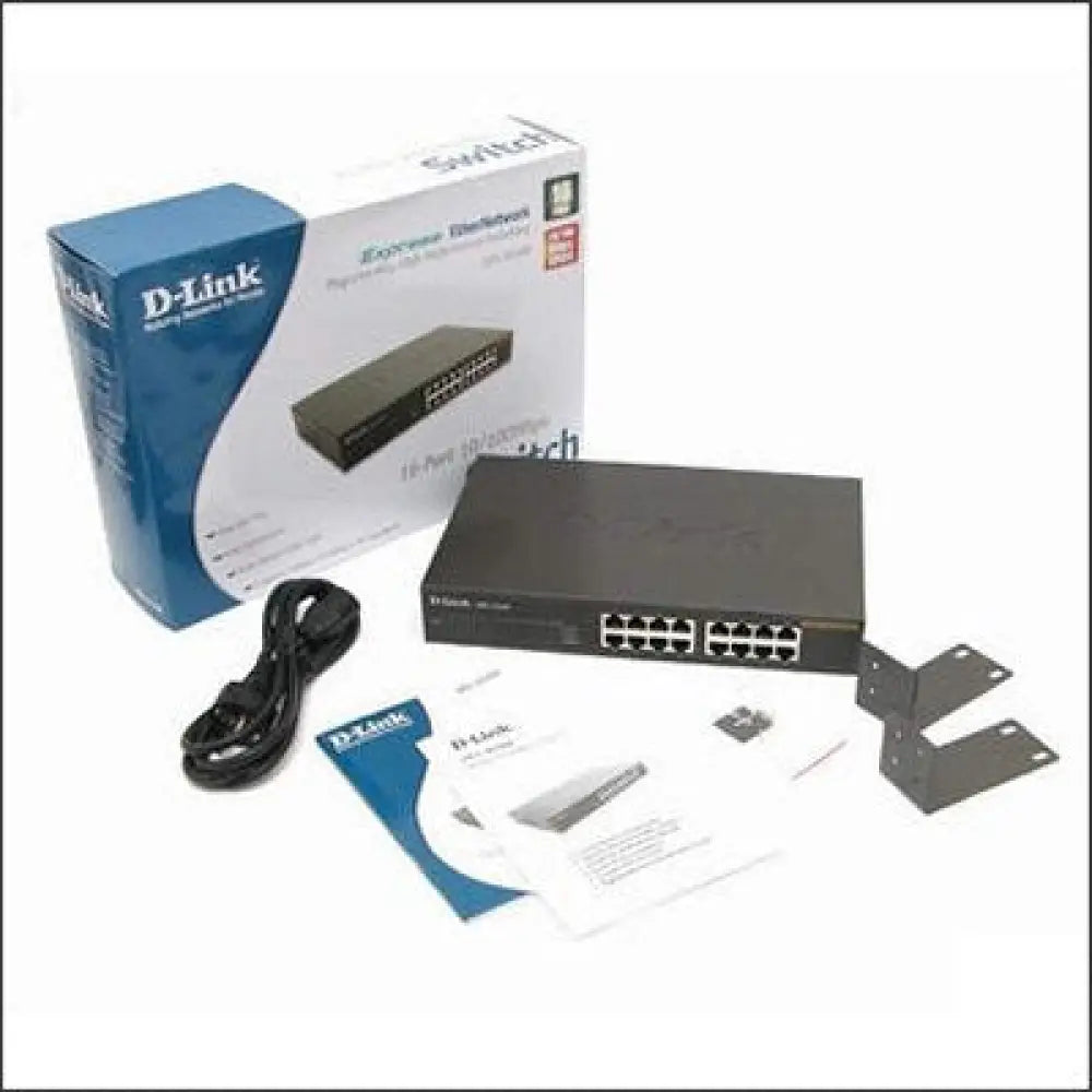 D-Link DES-1016D Switch 16x10/100Mbps - detalle