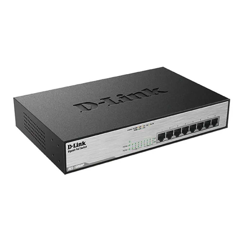 D-Link DGS-1008MP Switch 8xGB PoE - detalle