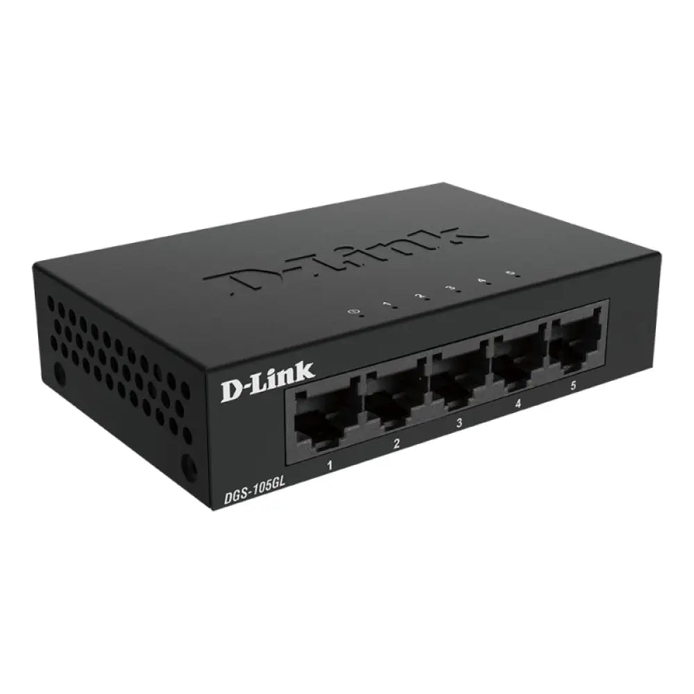 D-Link DGS-105GL Switch 5xGB Metal Plug&Play - detalle