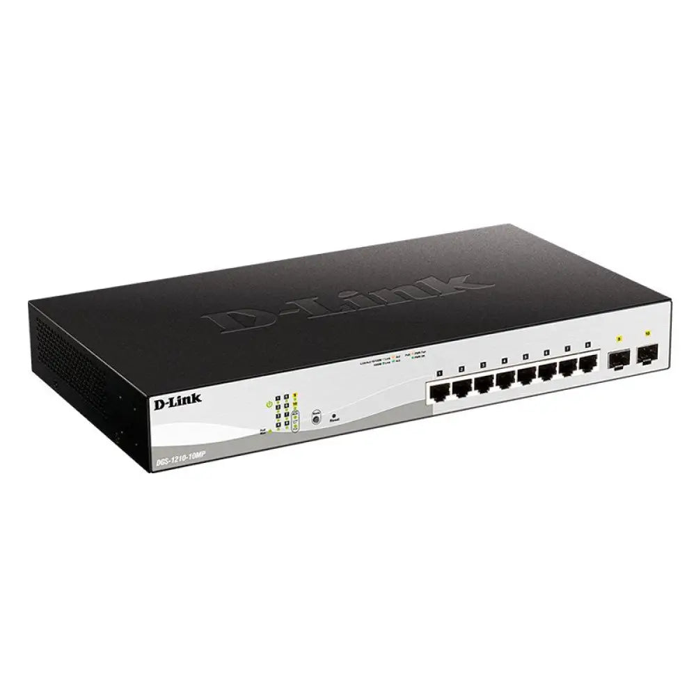 D-Link DGS-1210-10MP/E Switch 10Gb PoE+ 2xSFP 130W - detalle