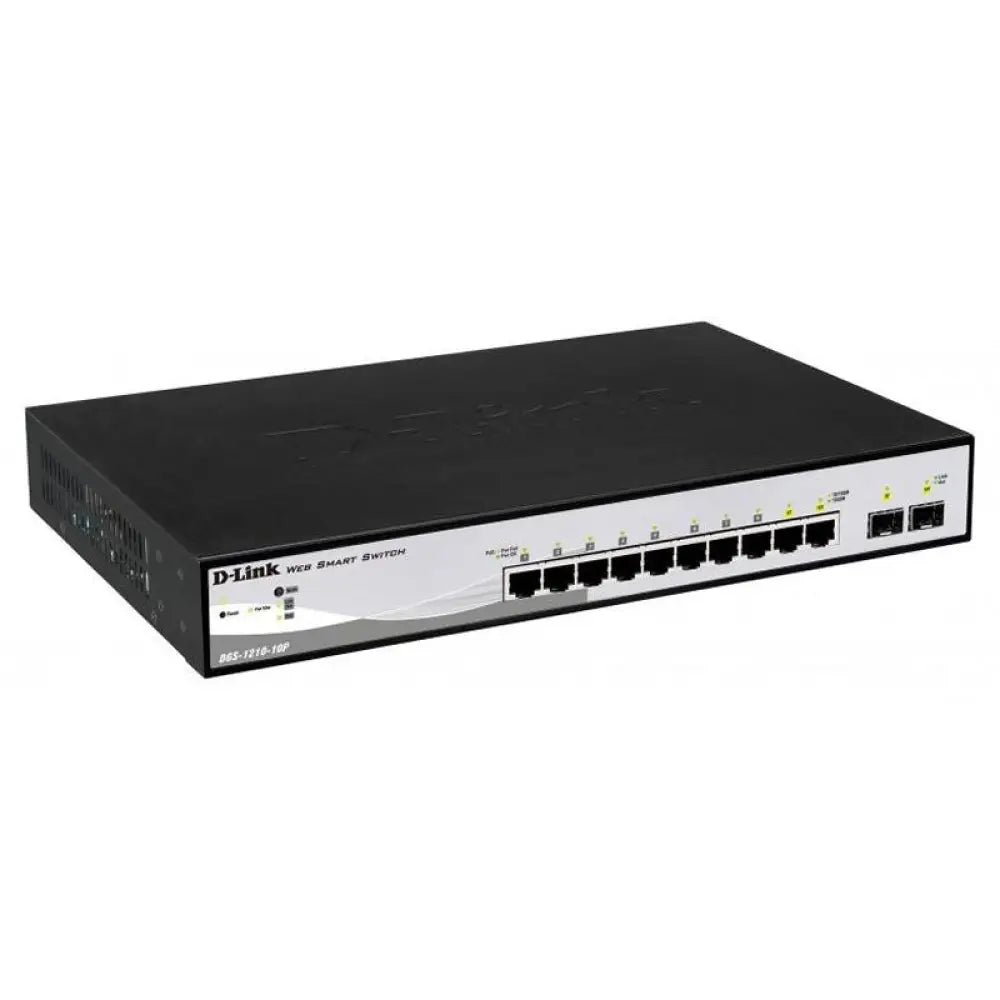 D-Link DGS-1210-10P/E Switch 8xGB PoE 2xSFP - detalle